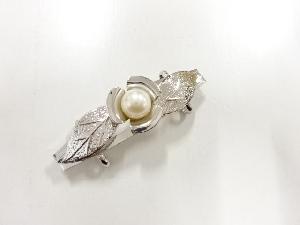 アンティーク　パール帯留め